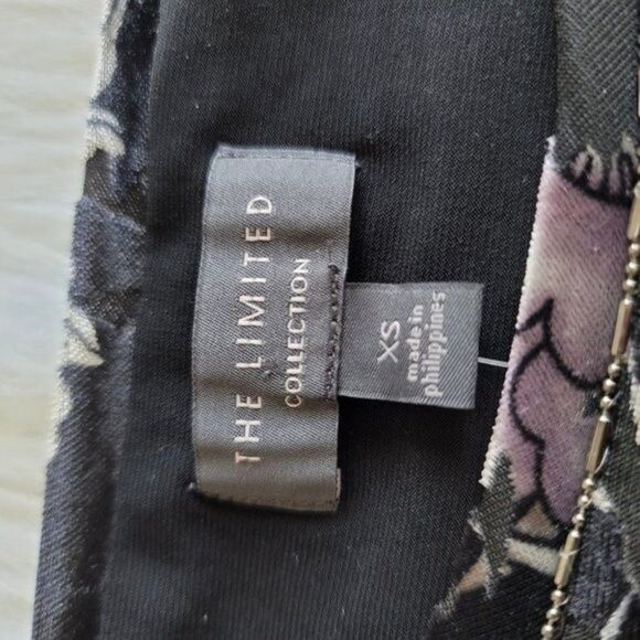 The Limited Floral Velvet Bell Sleeve Shirt Size XS - Picture 8 of 10